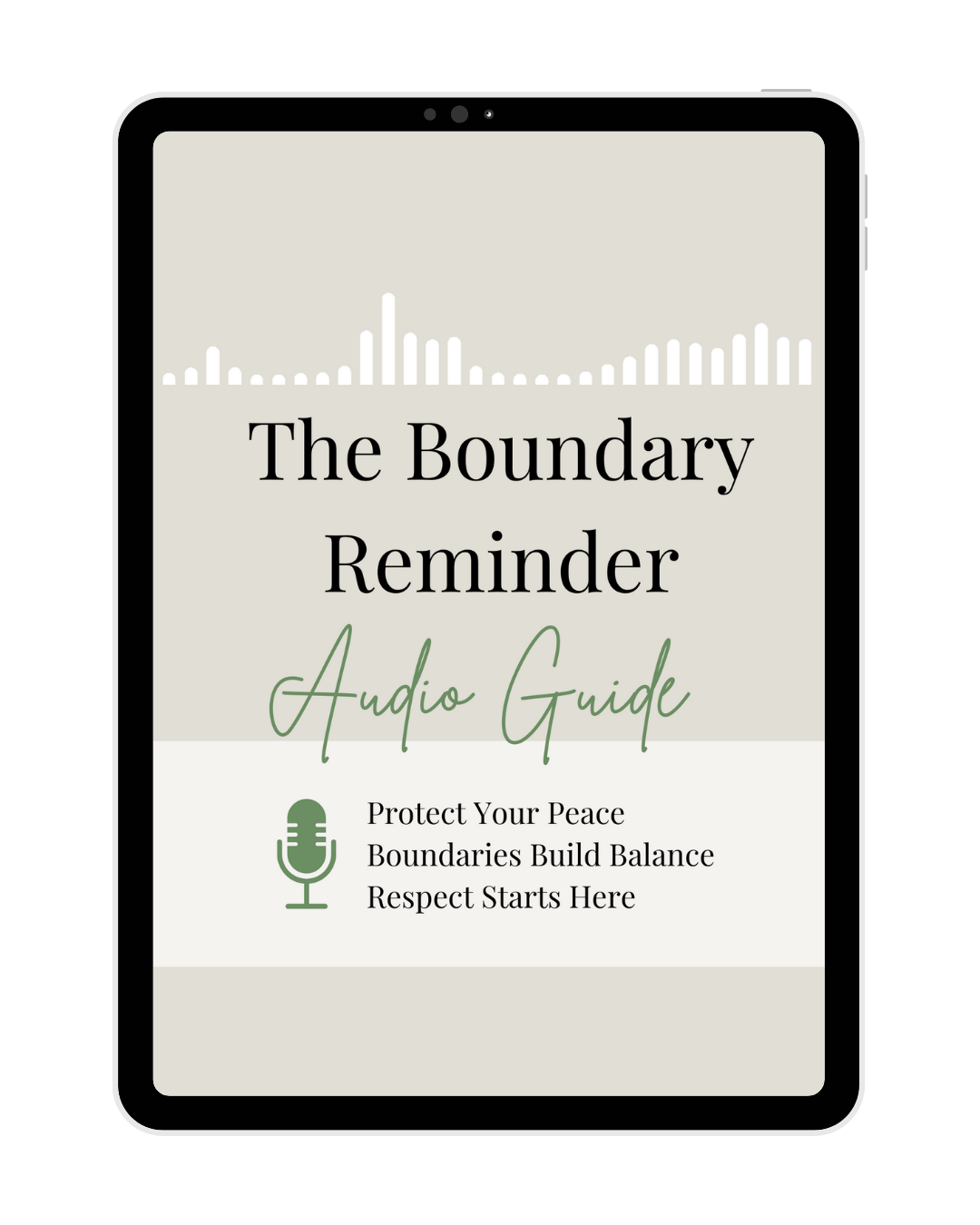 Free Audio Guide: The Boundary Reminder